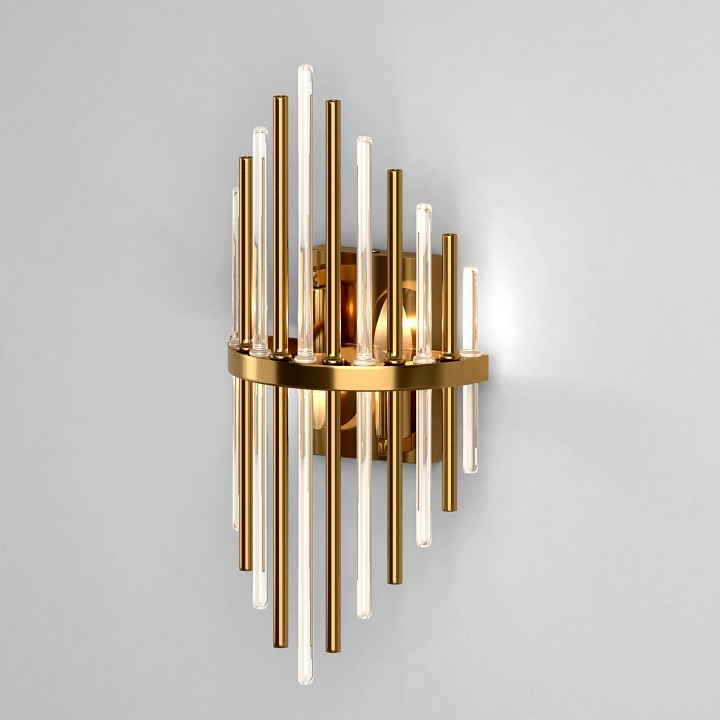 Накладной светильник bogate's allure 356/2 латунь