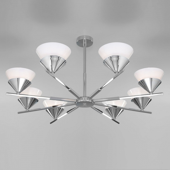 Люстра на штанге eurosvet rylee 70138/8 хром