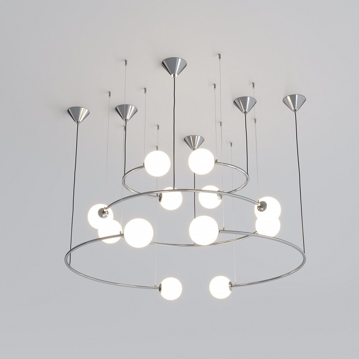 Подвесная люстра bogate's brook 360/12 хром