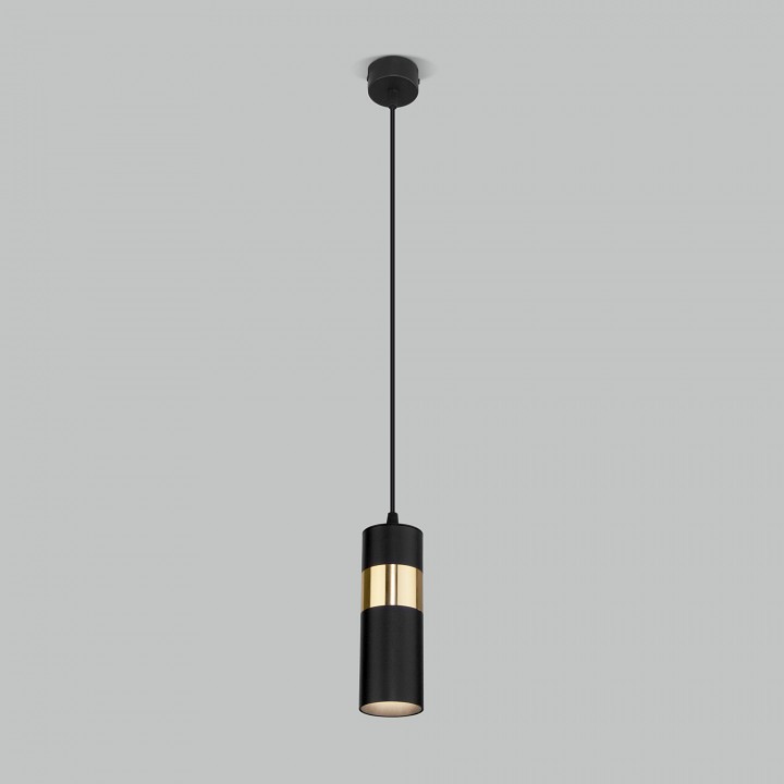 Подвесной светильник eurosvet viero 50096/1 черный/золото