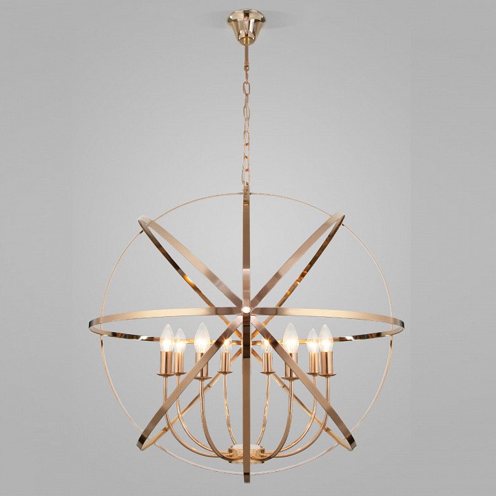 Подвесная люстра eurosvet santi 60139/8 золото