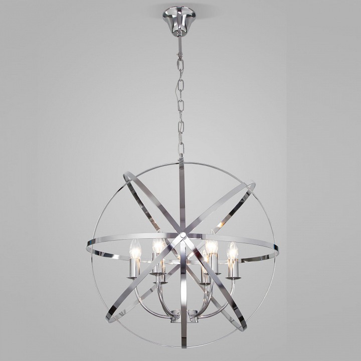 Подвесная люстра eurosvet santi 60139/6 хром