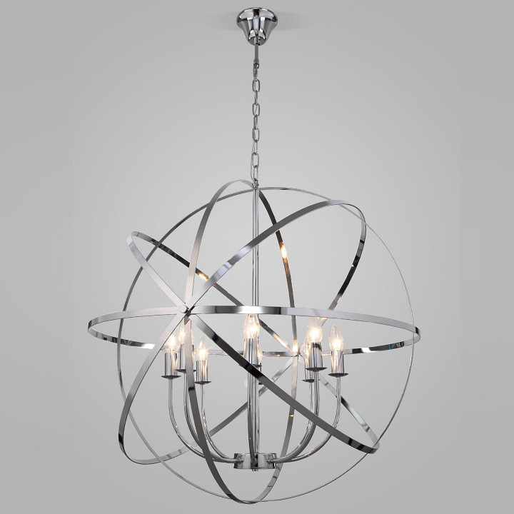 Подвесная люстра eurosvet santi 60139/8 хром