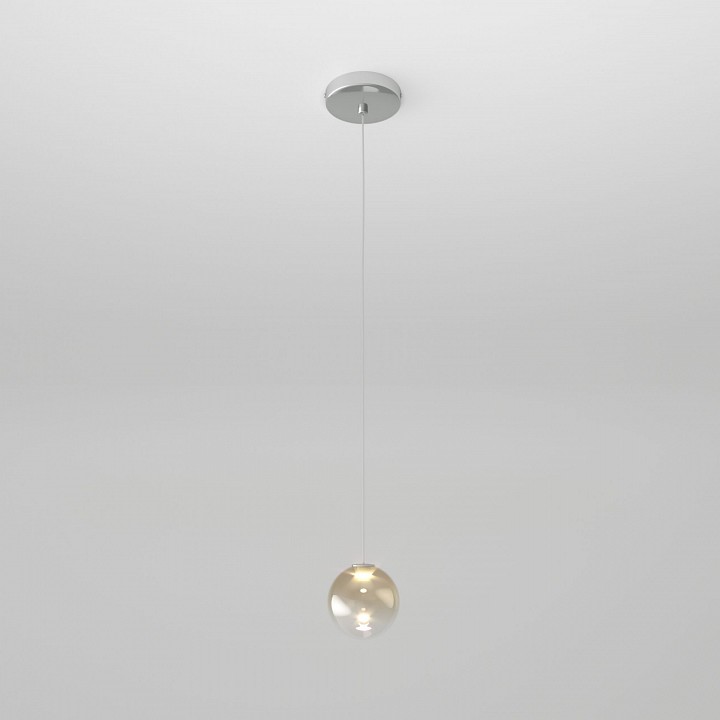 Подвесной светильник eurosvet wonder 50234/1 led янтарный