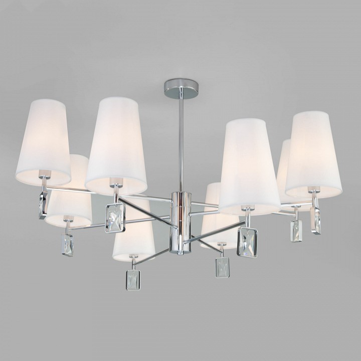 Люстра на штанге eurosvet milazzo 60137/8 хром