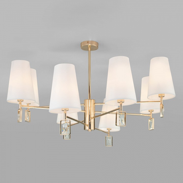 Люстра на штанге eurosvet milazzo 60137/8 золото