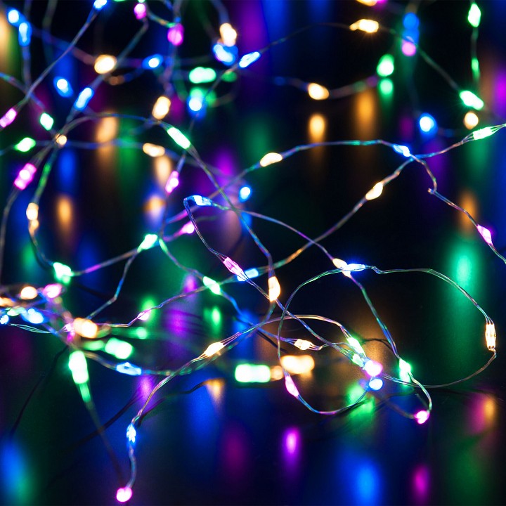 Гирлянда супернить eurosvet 400-009 400-009 мульти 10 м ip20