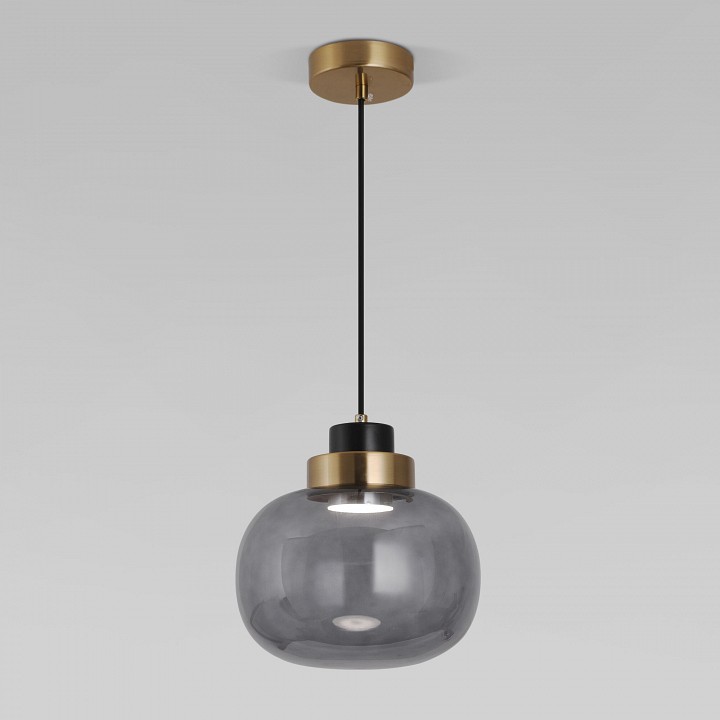 Подвесной светильник eurosvet jeffry 50241/1 led дымчатый