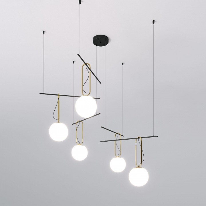 Подвесная люстра eurosvet riche 70143/5 черный