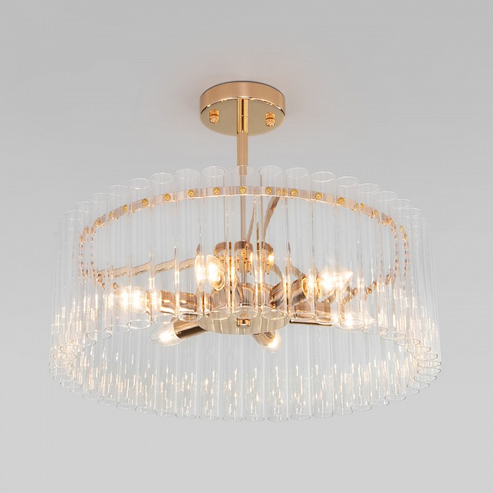 Люстра на штанге bogate's flamel 373/6 smart золото