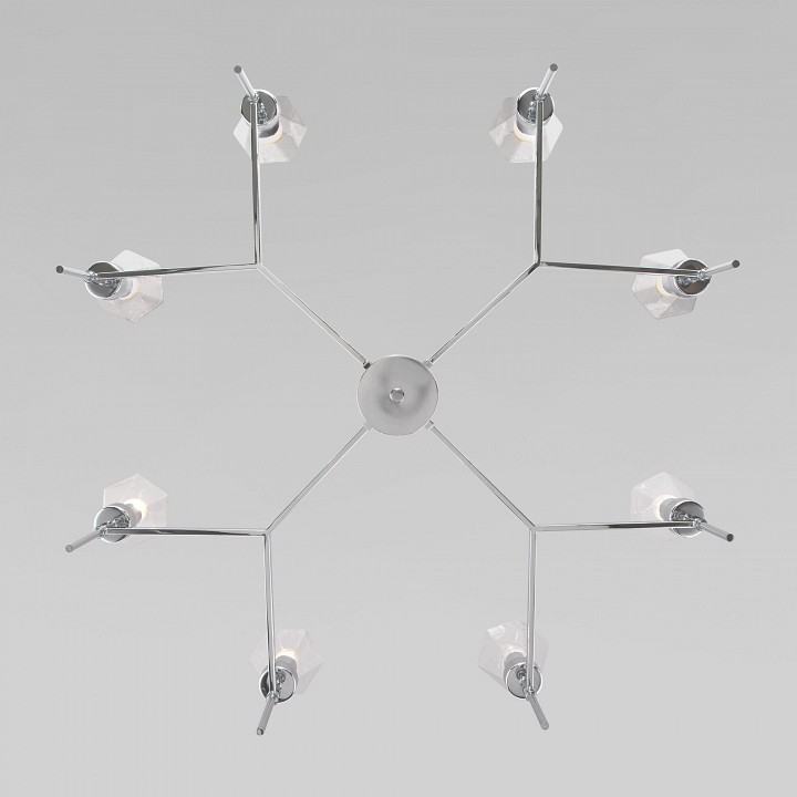 Люстра на штанге eurosvet prism 60143/8 хром