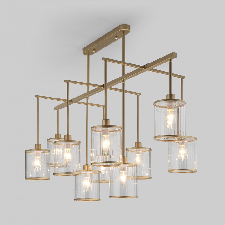 Люстра на штанге eurosvet inari 60144/10 золото