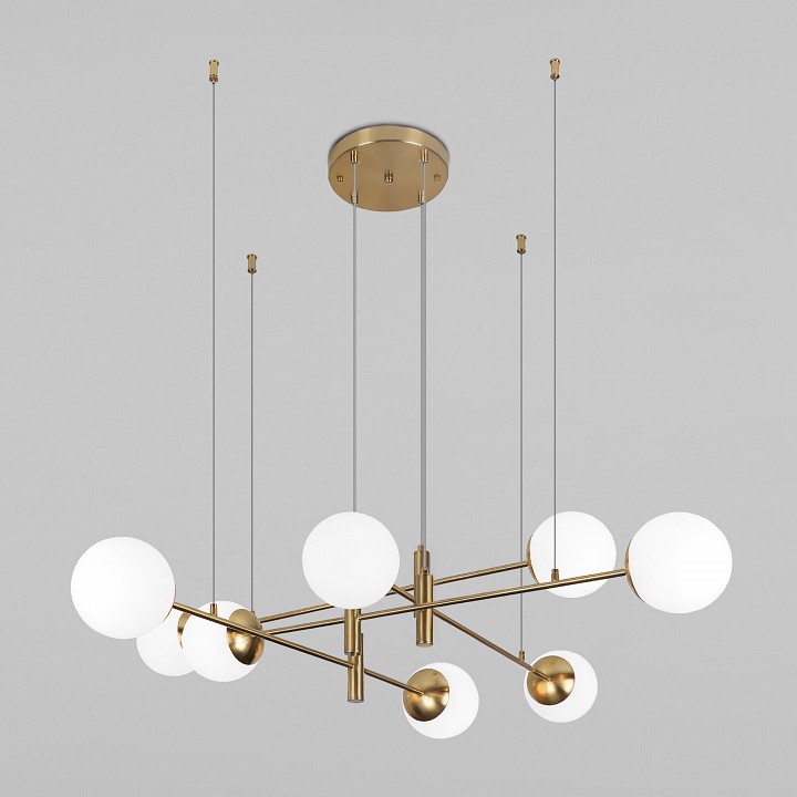 Подвесная люстра eurosvet planet 70146/8 латунь