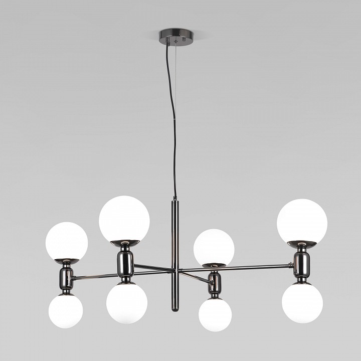 Подвесная люстра eurosvet bubble 30182/8 черный жемчуг