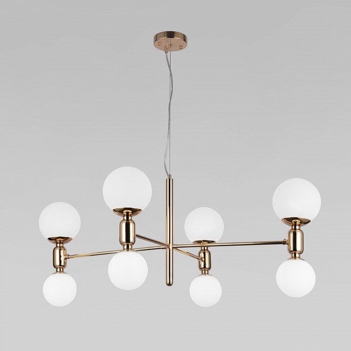Подвесная люстра eurosvet bubble 30182/8 золото