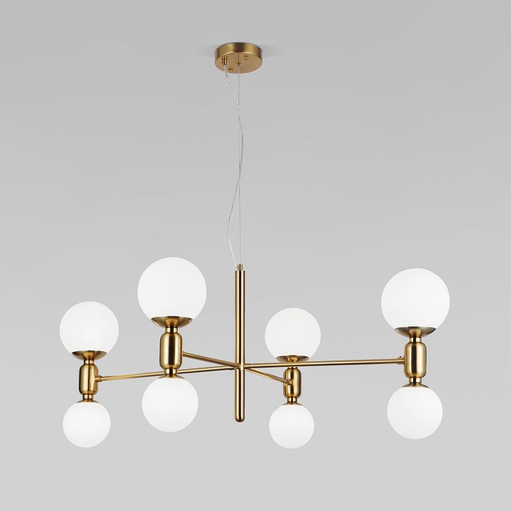 Подвесная люстра eurosvet bubble 30182/8 латунь