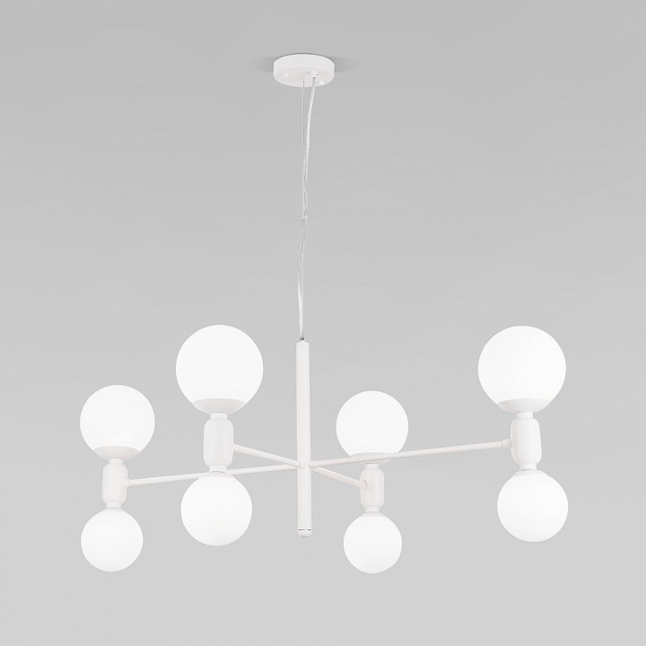 Подвесная люстра eurosvet bubble 30182/8 белый