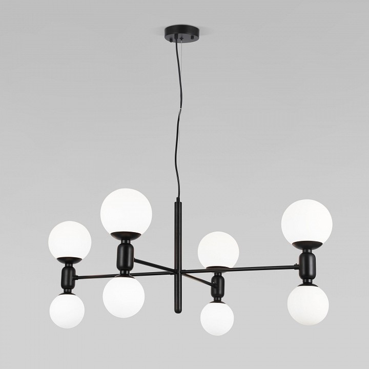 Подвесная люстра eurosvet bubble 30182/8 черный