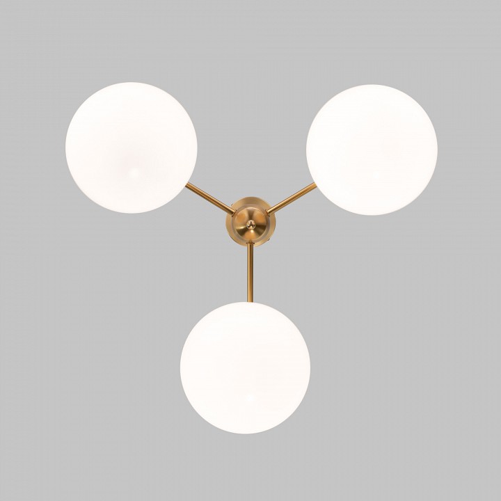 Люстра на штанге eurosvet marbella 60147/3 латунь