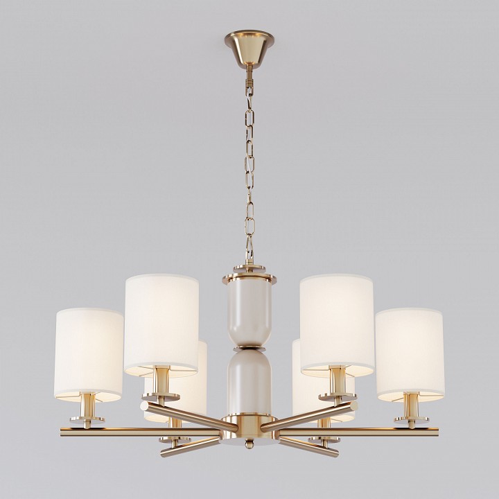 Подвесная люстра eurosvet caprera 60146/6 латунь