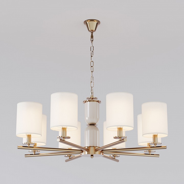 Подвесная люстра eurosvet caprera 60146/8 латунь