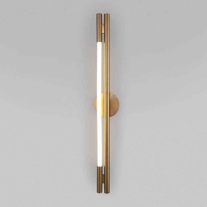 Накладной светильник eurosvet talus 50265 led латунь