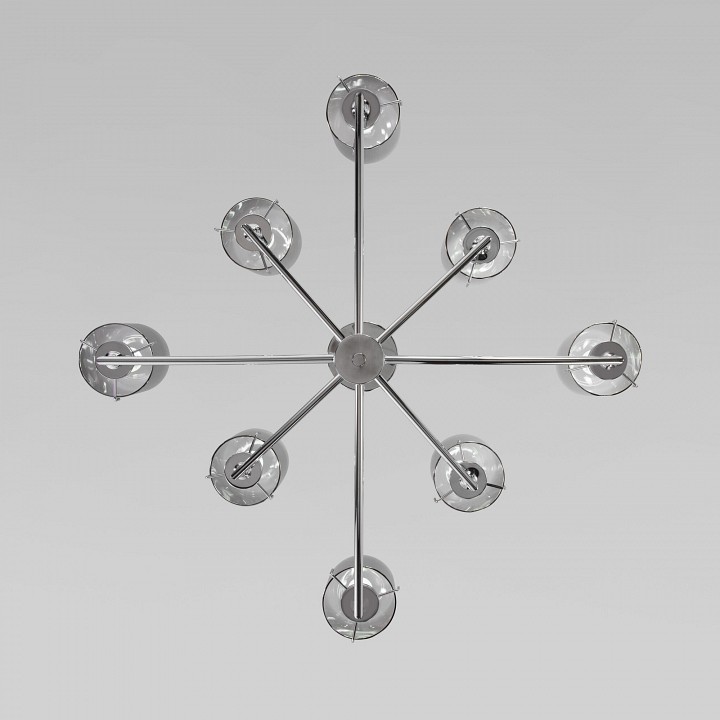 Люстра на штанге eurosvet pluto 60156/8 хром