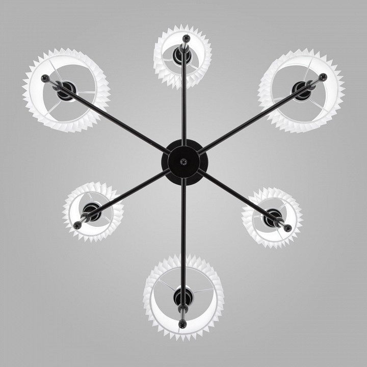 Люстра на штанге eurosvet notturno 60162/6 черный