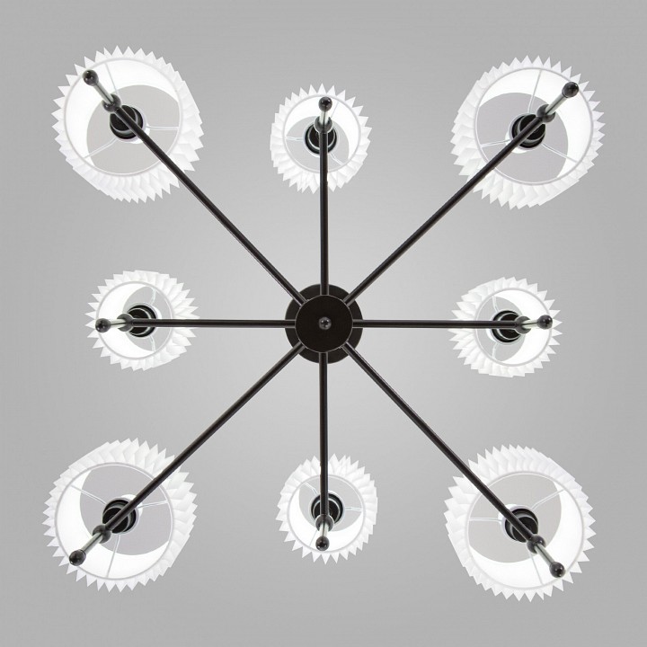 Люстра на штанге eurosvet notturno 60162/8 черный