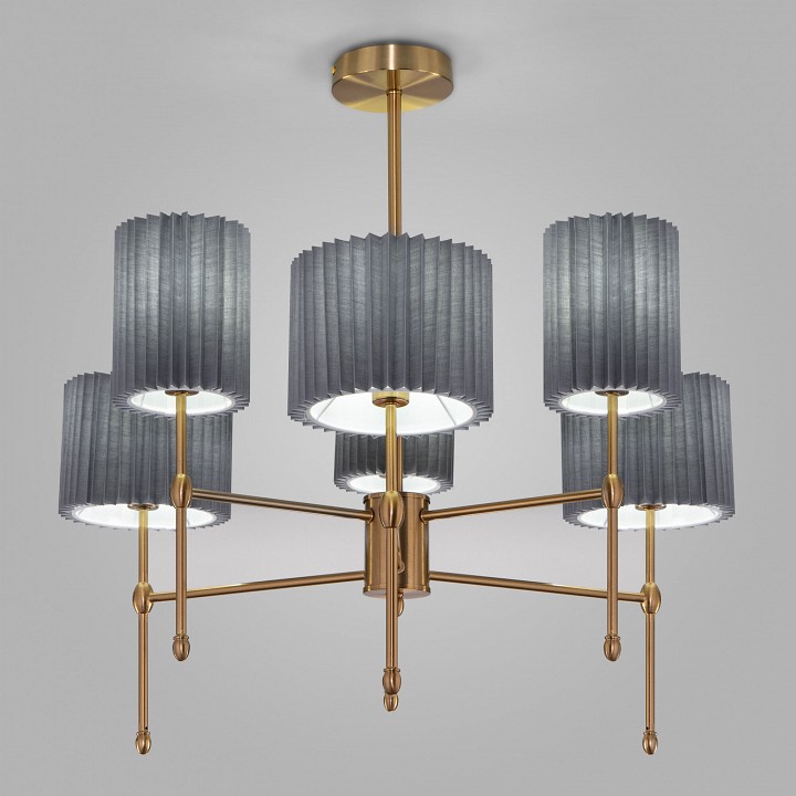 Люстра на штанге eurosvet notturno 60162/6 латунь