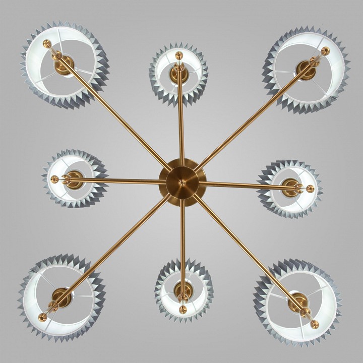 Люстра на штанге eurosvet notturno 60162/8 латунь