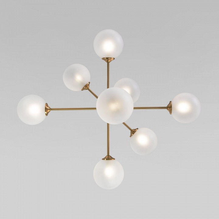 Люстра на штанге eurosvet volver 50383 латунь