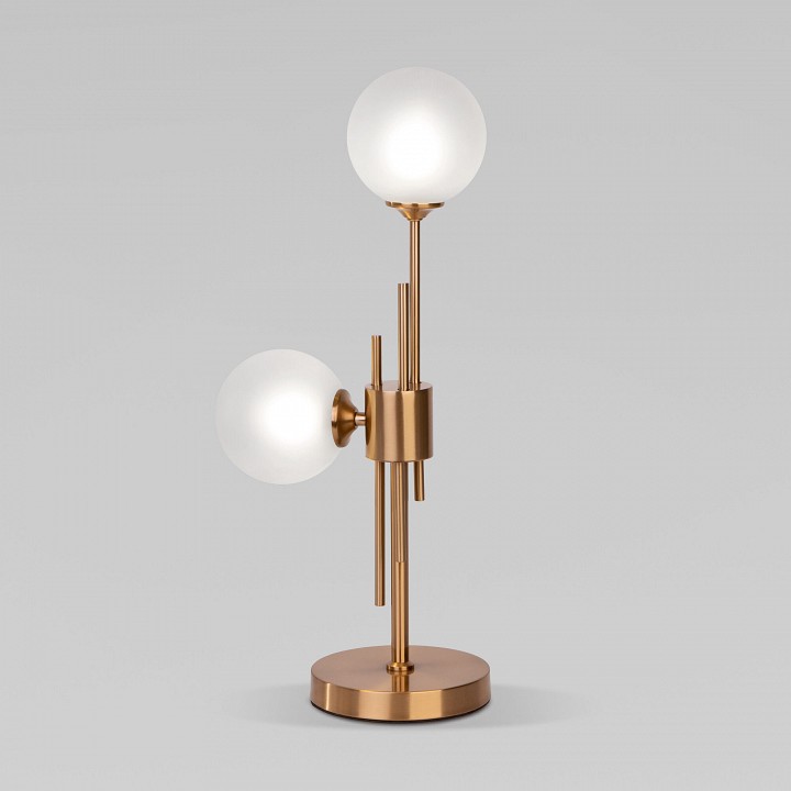 Настольная лампа декоративная eurosvet volver 01383/2 латунь