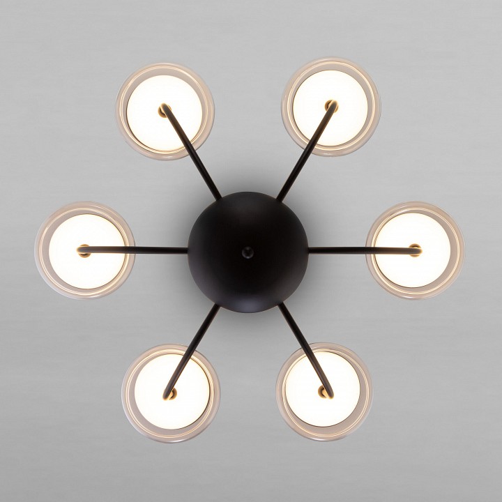 Люстра на штанге eurosvet fungo 50388 led черный