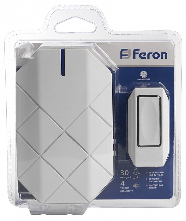 Звонок беспроводной feron e-377 41433