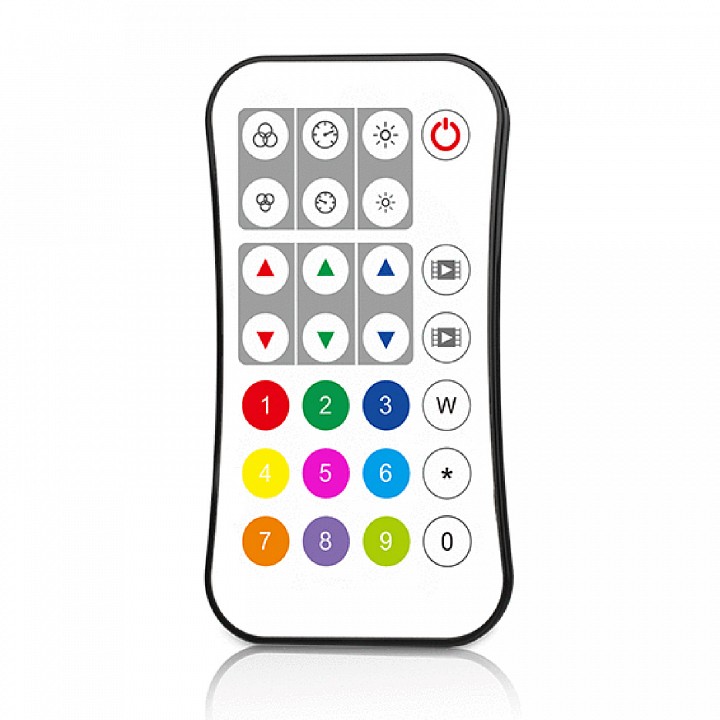 Контроллер-регулятор цвета rgbw с пультом ду favourite  2001-ctr-007