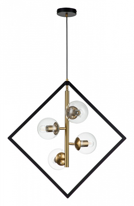 Подвесная люстра indigo faccetta 13005/a/4p black