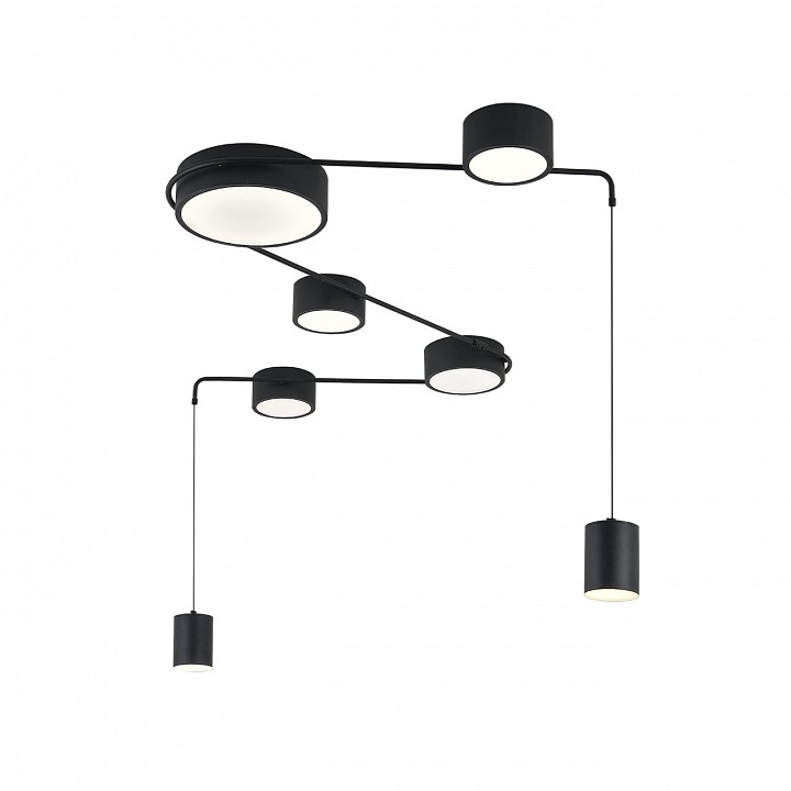 Потолочная люстра indigo modulo 14028/7с black