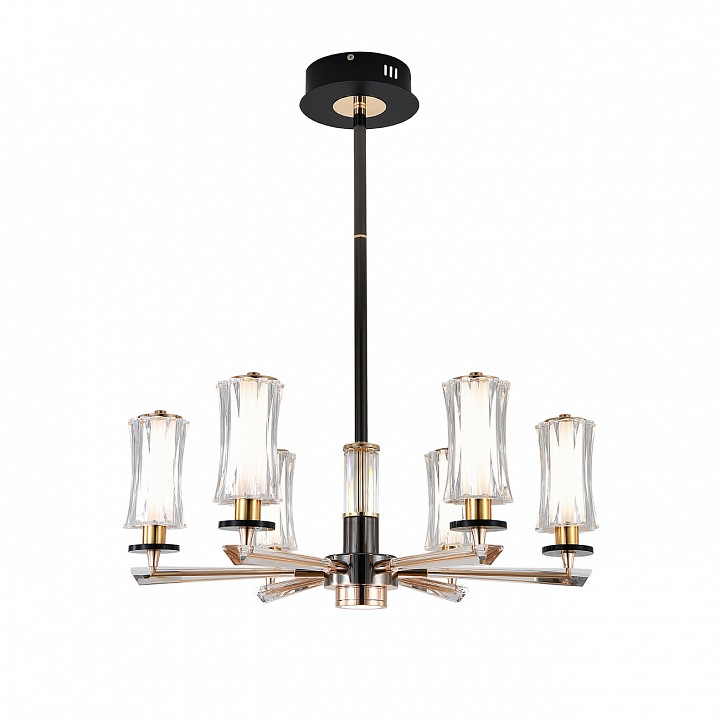 Люстра на штанге indigo grandioso 13038/6r black