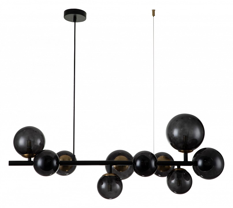 Подвесная люстра indigo molecola 11018/10p black