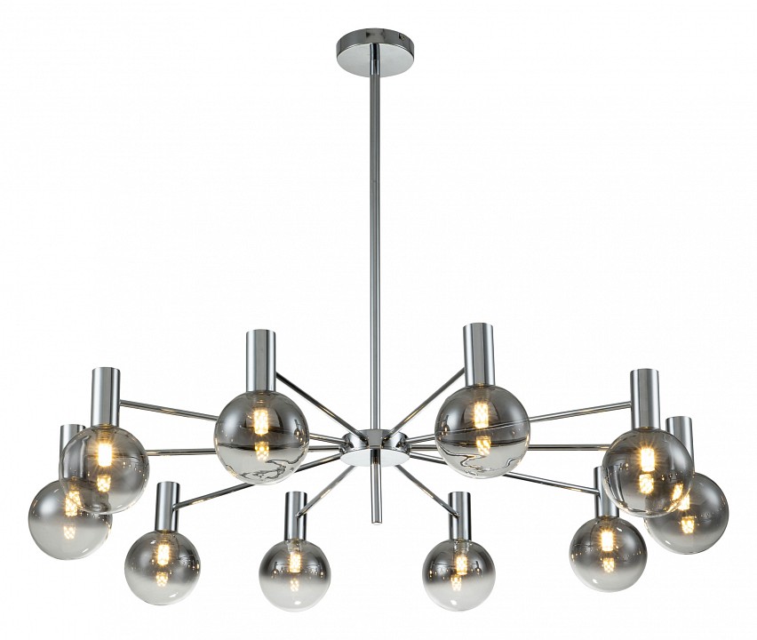 Люстра на штанге indigo collana 13015/10r chrome