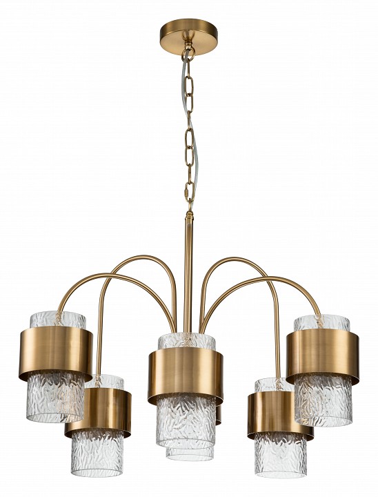 Подвесная люстра indigo eleganza 12019/a/6p brass