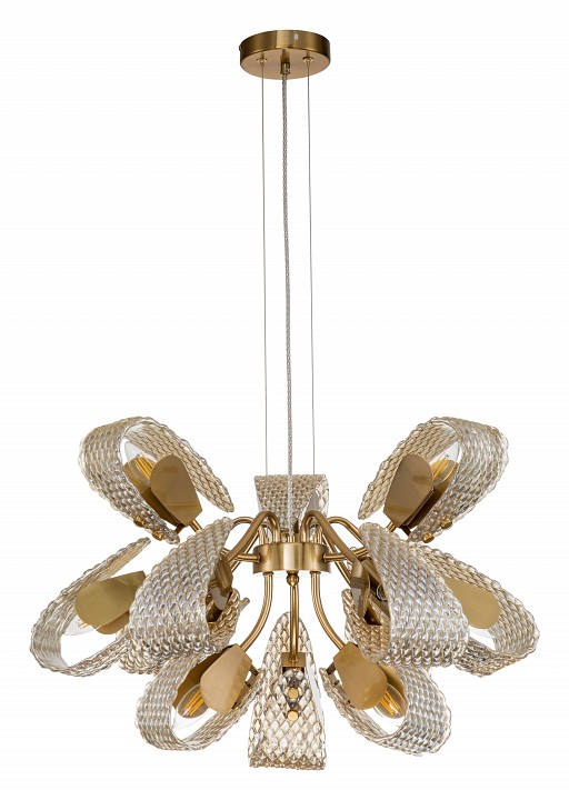 Подвесная люстра indigo fless 11033/12p amber