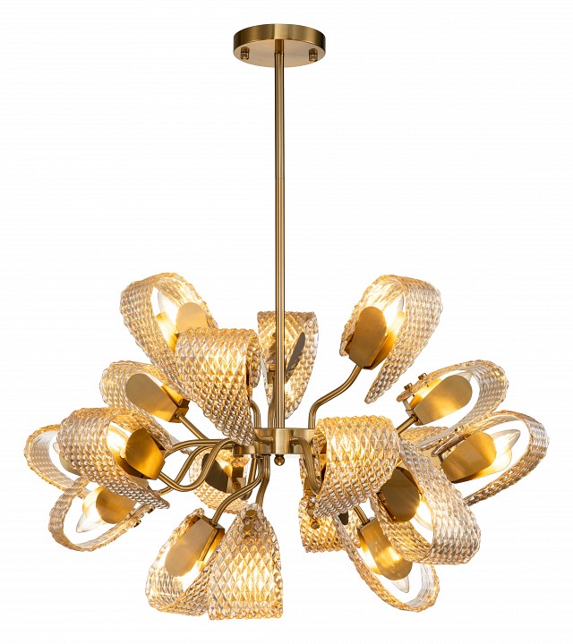 Люстра на штанге indigo fless 11033/18r amber