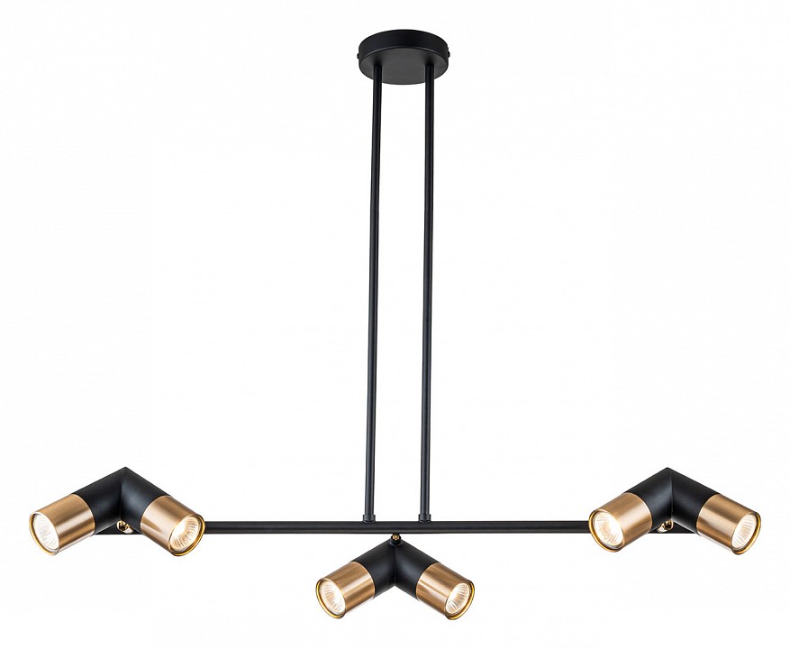 Люстра на штанге indigo doppio 11036/6r black