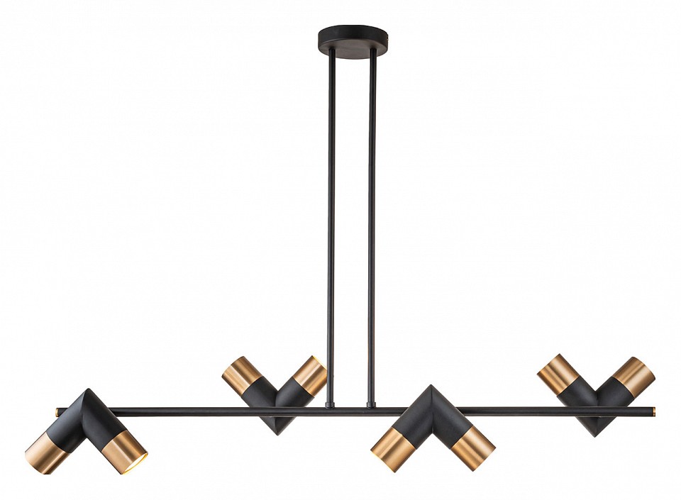 Люстра на штанге indigo doppio 11036/8r black