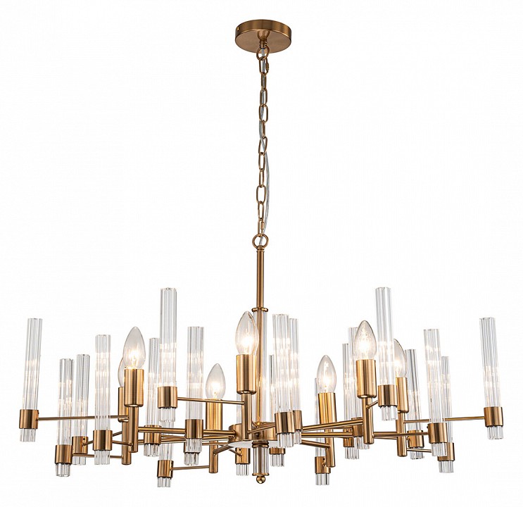 Подвесная люстра indigo favara 11040/7p brass