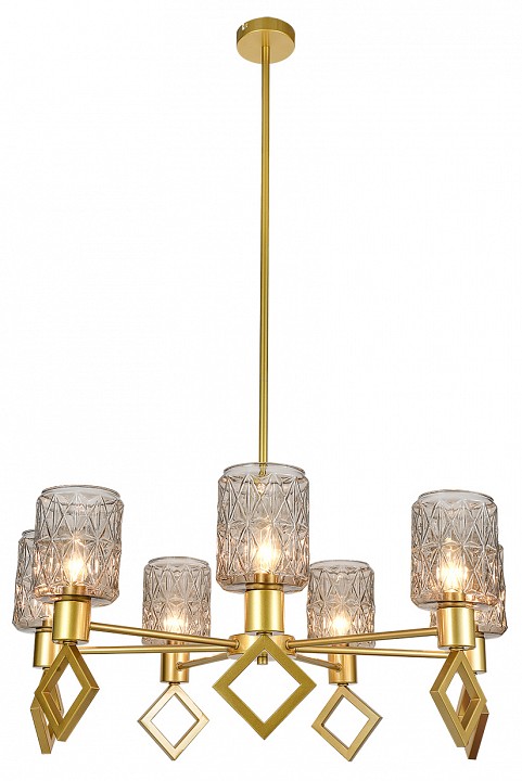 Люстра на штанге indigo preda 13025/7r gold