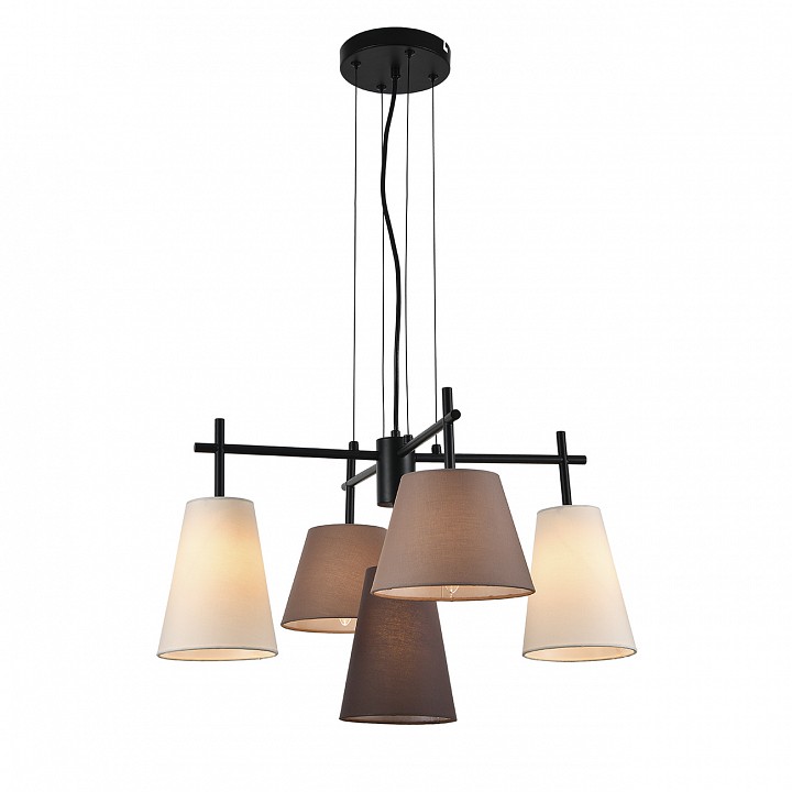 Подвесная люстра indigo abbinare 13032/5p black