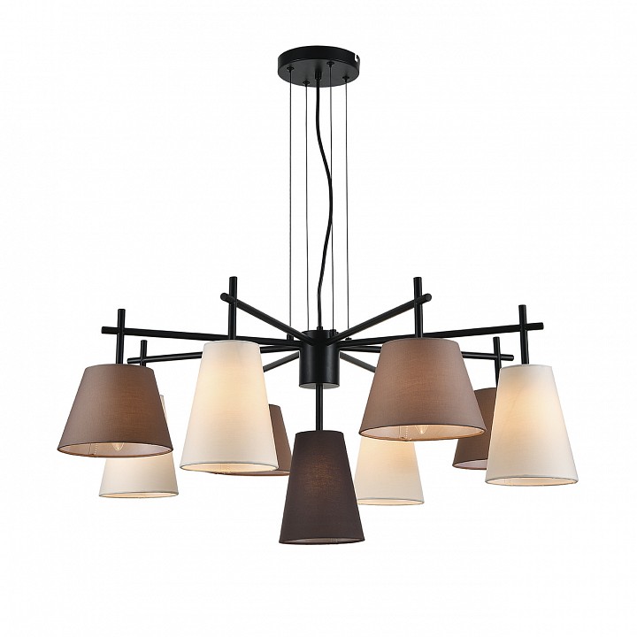 Подвесная люстра indigo abbinare 13032/9p black